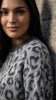 Leopar Desenli Oversize Kazak