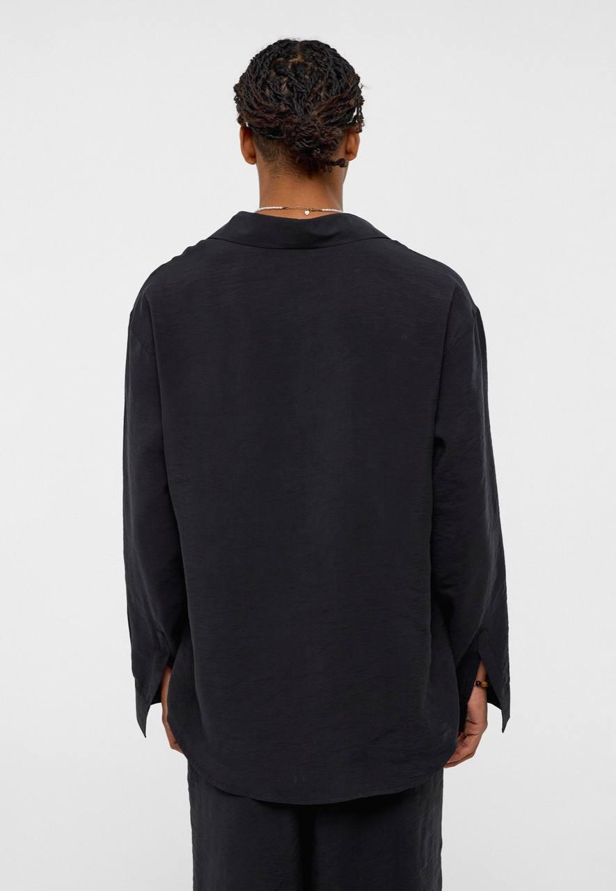Basic Oversize Uzun Kollu Modal Gömlek