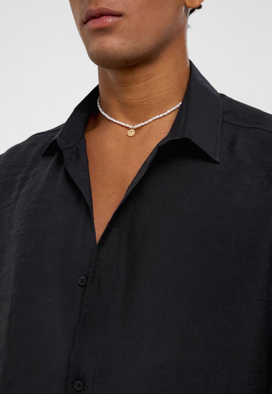 Basic Oversize Uzun Kollu Modal Gömlek