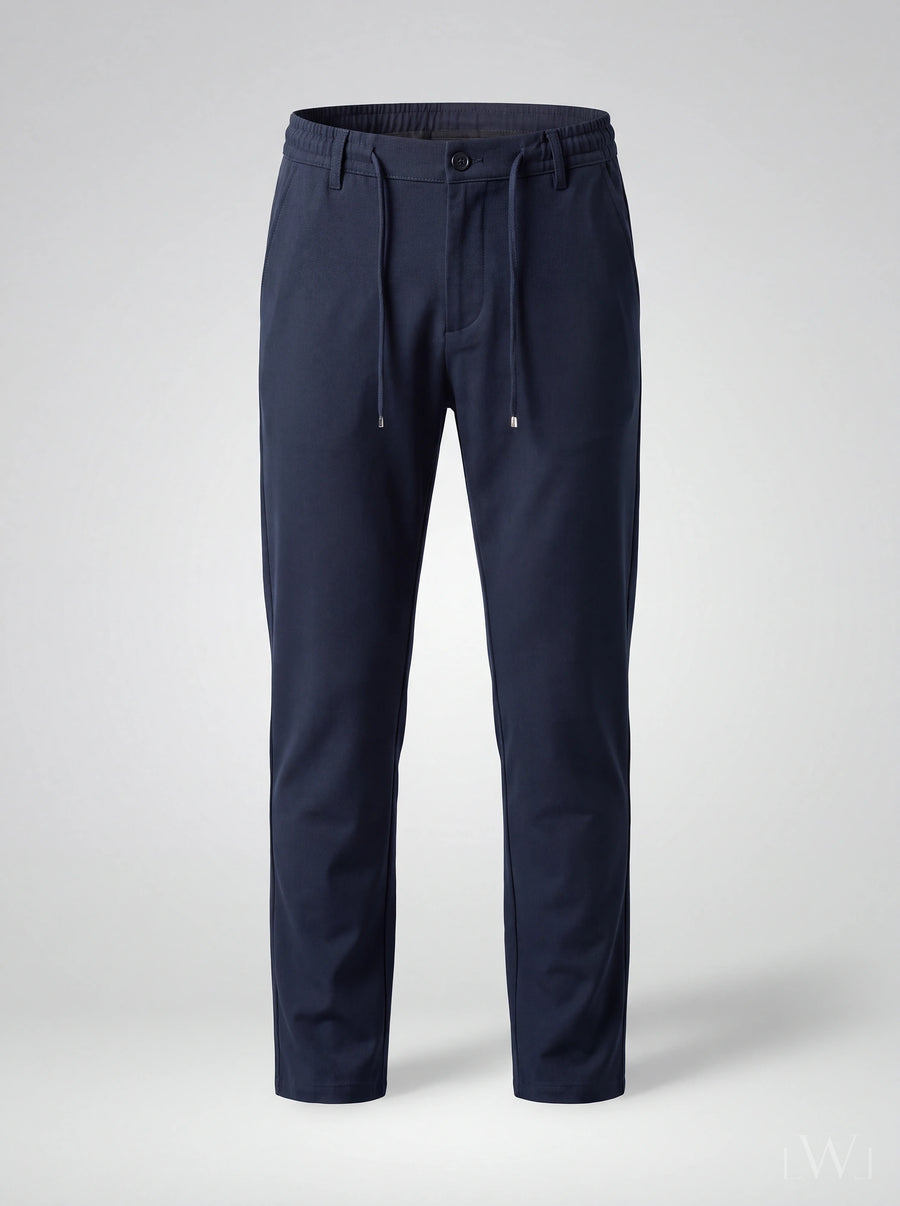 LWL Erkek Smart-Casual Jogger Pantolon - Esnek Slim Fit Kesim Lacivert - görsel 03